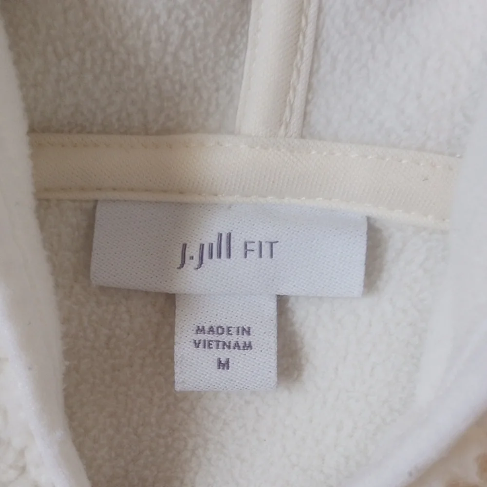 J. Jill Kids White Fleece Jacket - Picture 2 of 6